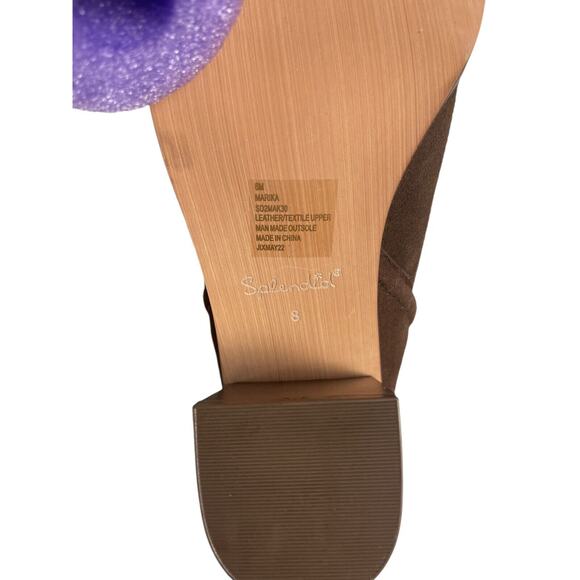 Splendid Marika Chocolate Brown Round‎ Toe Pull-On Ankle Boots Size 8 M NWOB - Picture 6 of 7